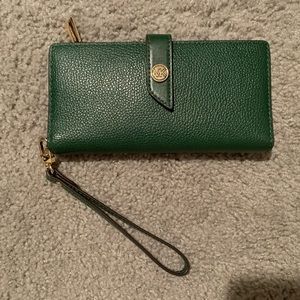 Green Michael Kors Wristlet